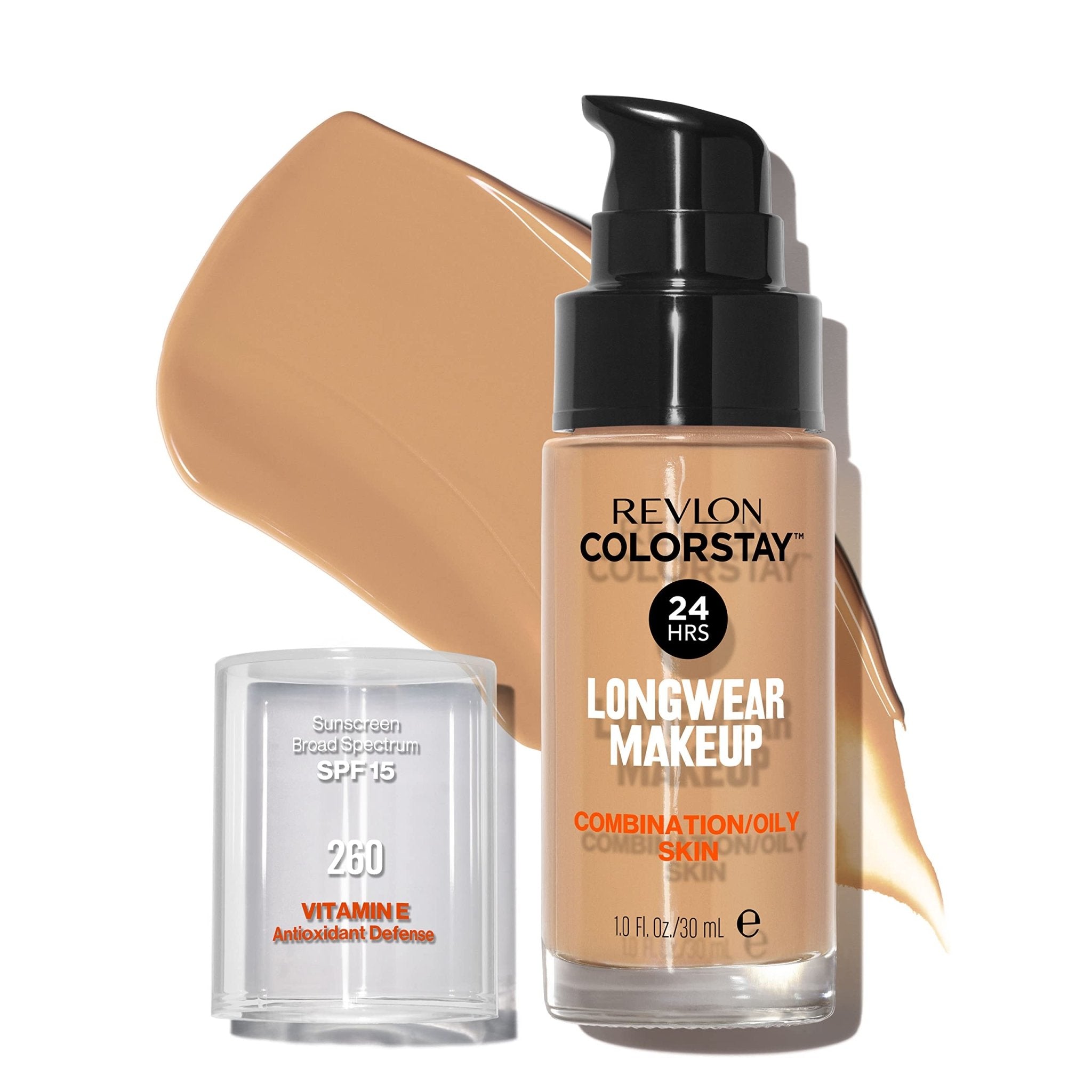 Revlon ColorStay longwear Makeup Liquid Foundation For Combination/oily Skin, SPF 15 - 30 mlRevlon309975410068FoundationFoundation