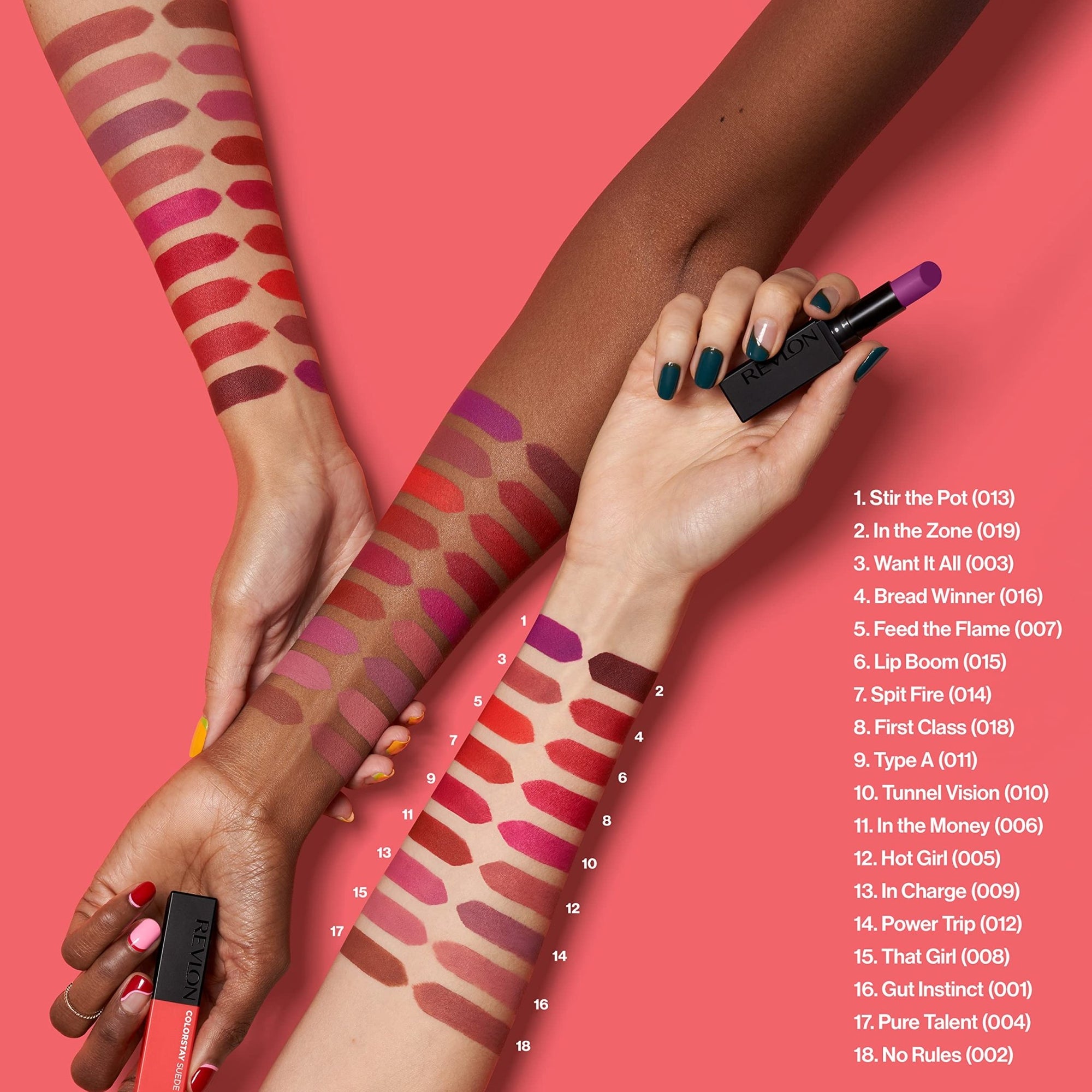 Revlon ColorStay Suede Ink Lipstick, Built - in Primer, Infused with Vitamin E, Waterproof, Smudgeproof, Matte ColourRevlon309970187064LipstickLipstick