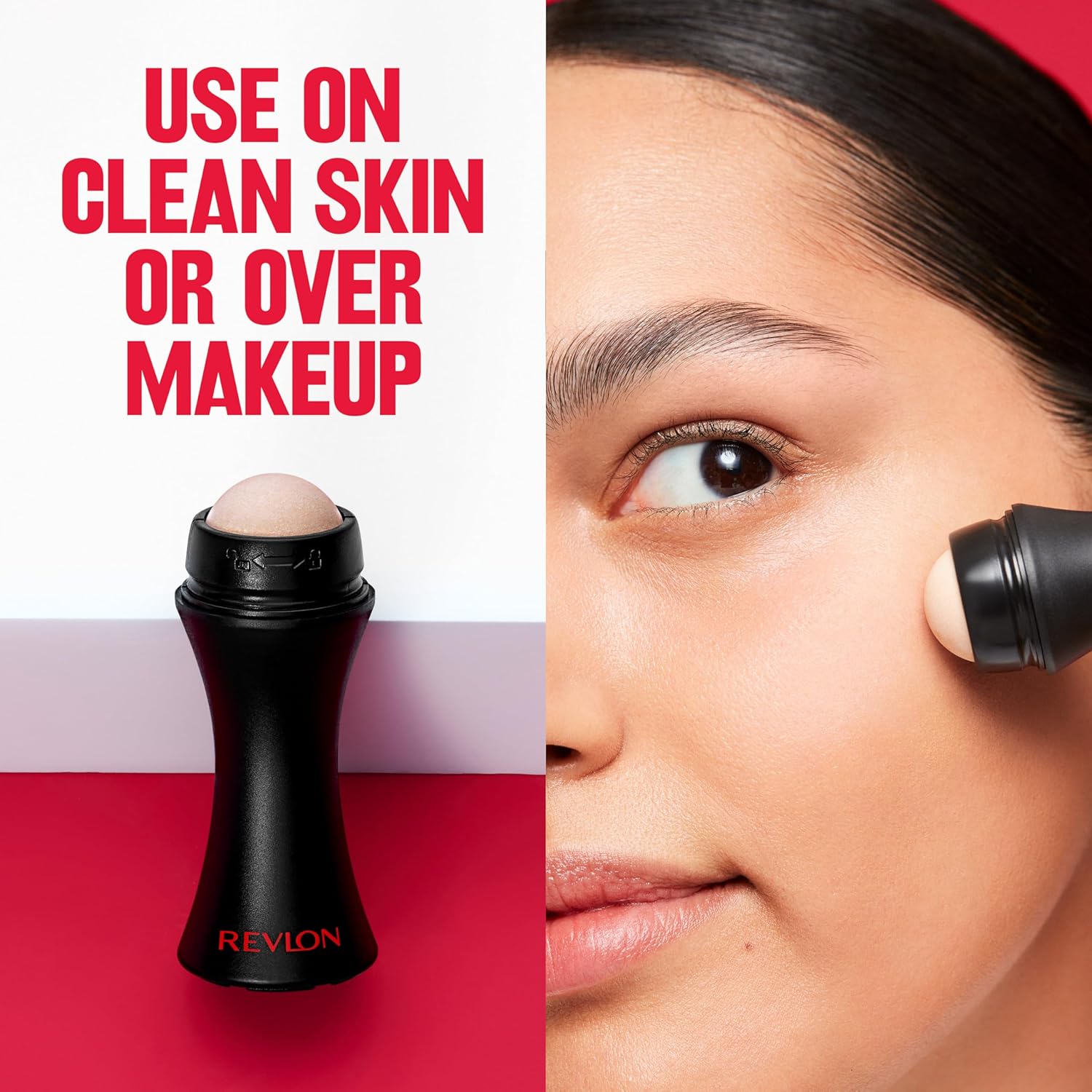 Revlon Oil Absorbing Volcanic Stone on the go Face Roller, Oily Skin Control For Face Makeup, Volcanic Reusable Facial Skincare ToolRevlon309970075583Face RollerFace Roller