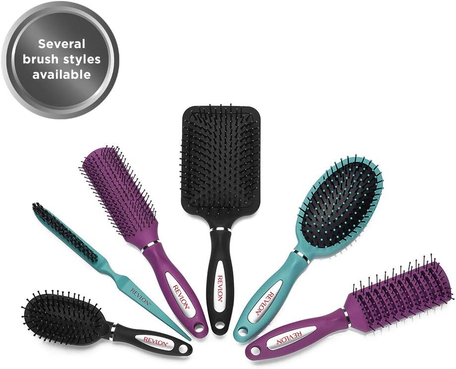 Revlon Signature Straight & Smooth Soft Touch Paddle Cushion Hair BrushRevlon789764651474HairbrushHairbrush