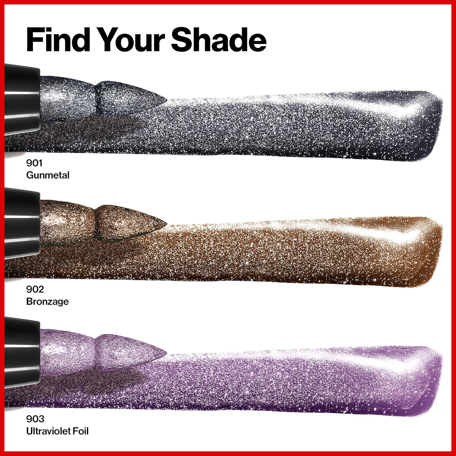 Revlon So Fierce Chrome Ink Liquid Eyeliner, Longlasting Bold Metallic Pen Liner with Dip Ink Cap for Pearl, Shimmer BlendRevlon309970131395EyelinerEyeliner