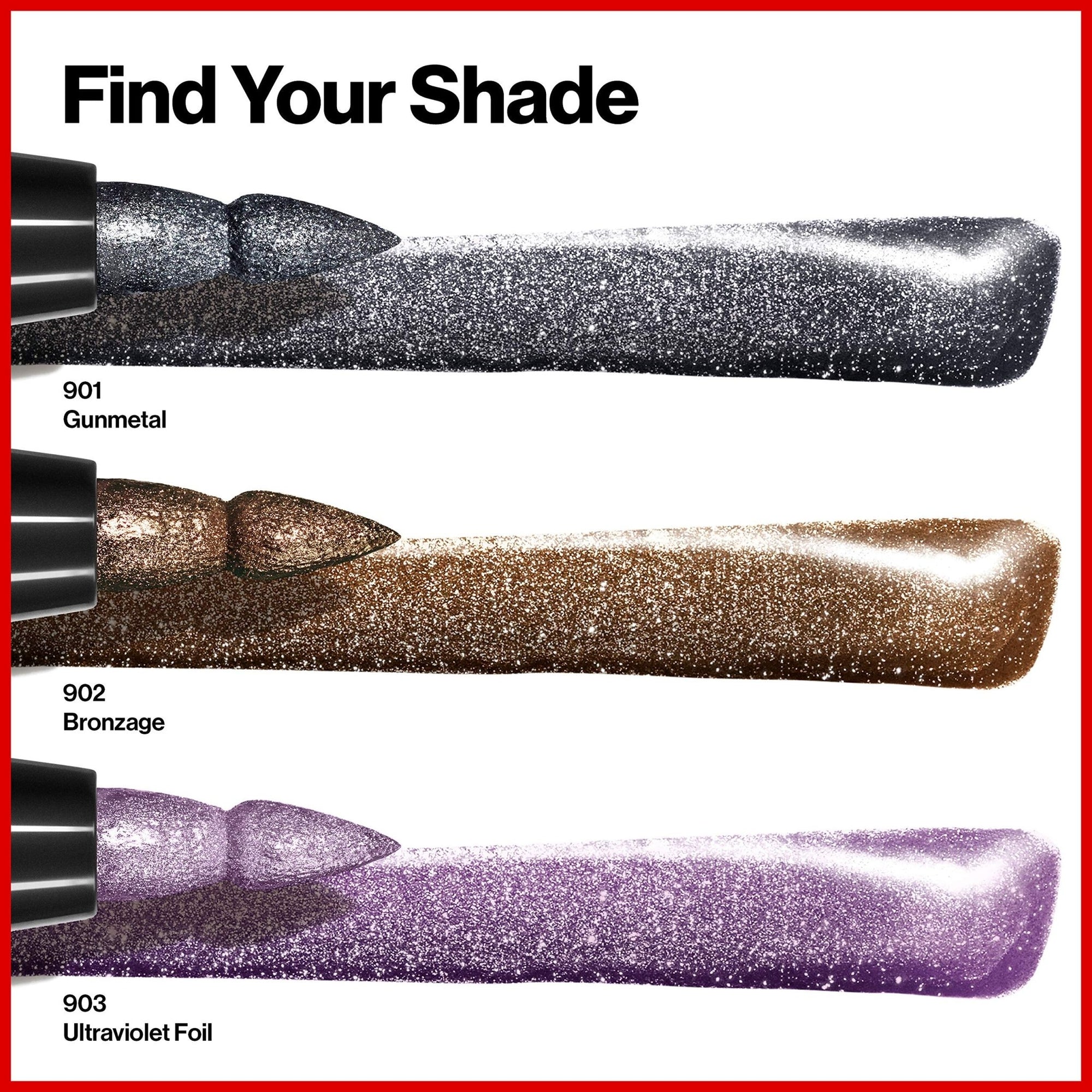 Revlon So Fierce Chrome Ink Liquid Eyeliner, Longlasting Bold Metallic Pen Liner with Dip Ink Cap for Pearl, Shimmer BlendRevlon309970131395EyelinerEyeliner