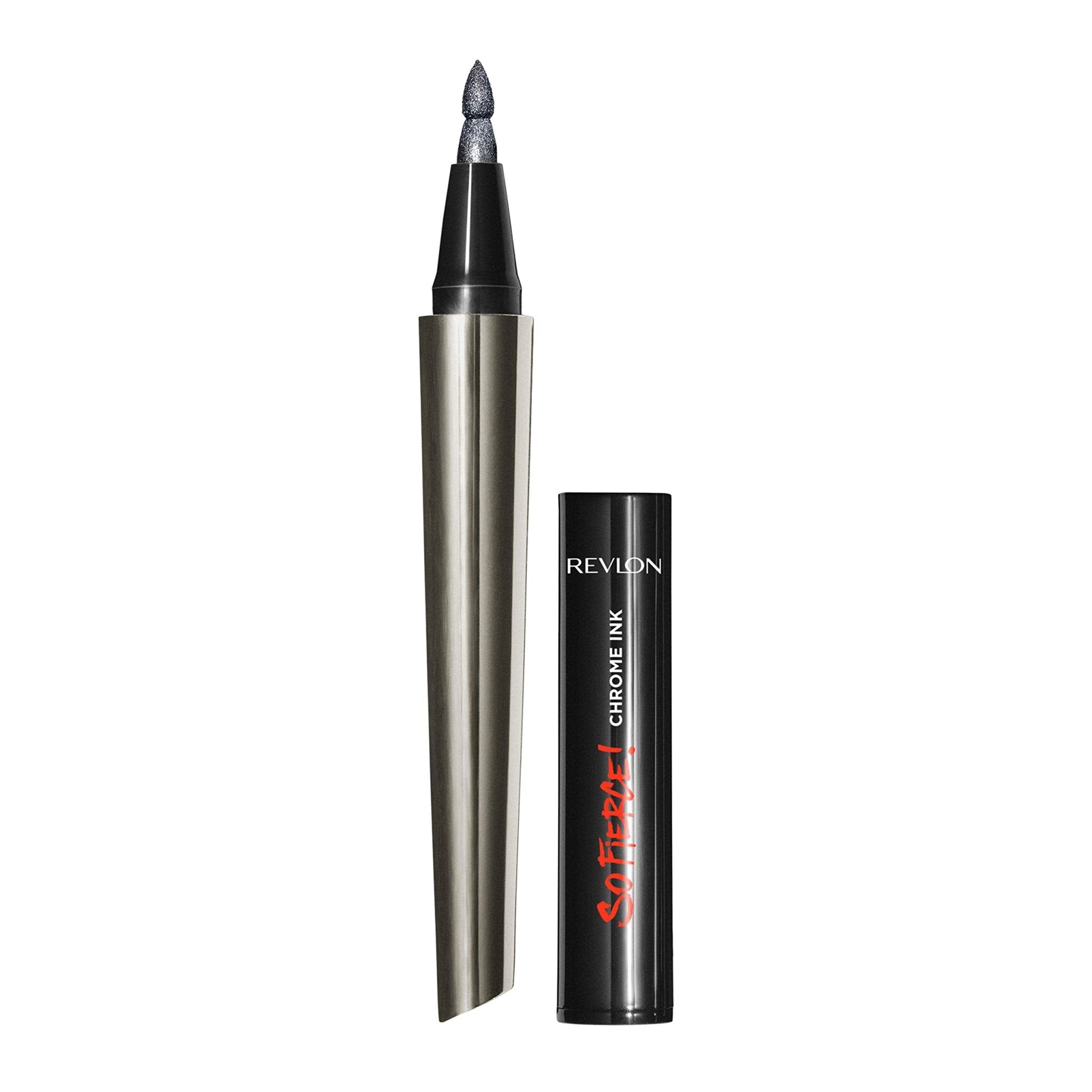 Revlon So Fierce Chrome Ink Liquid Eyeliner, Longlasting Bold Metallic Pen Liner with Dip Ink Cap for Pearl, Shimmer BlendRevlonB08MRW5T63EyelinerEyeliner