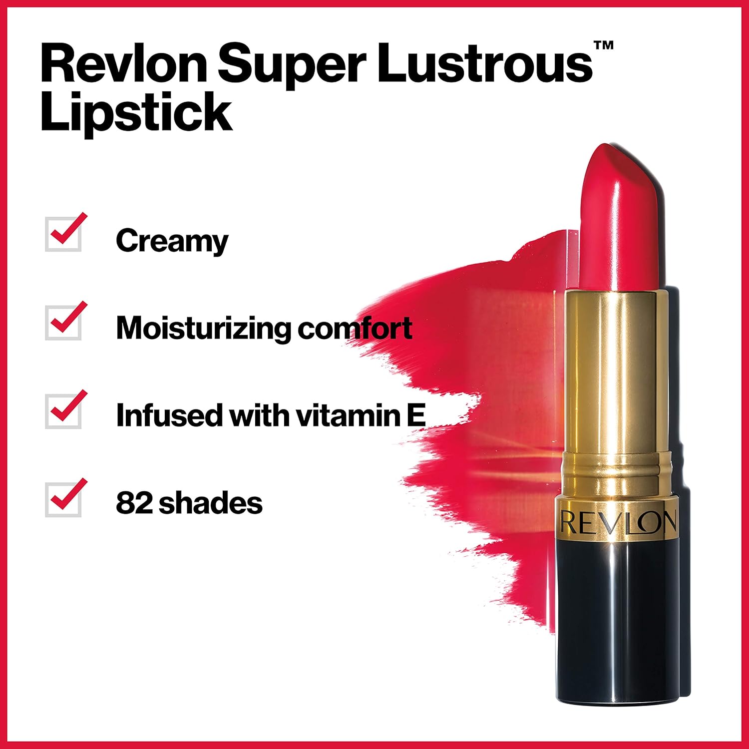 Revlon Super Lustrous Lipstick, Creamy Formula For Soft, Fuller - Looking LipsRevlon885901531392LipstickLipstick