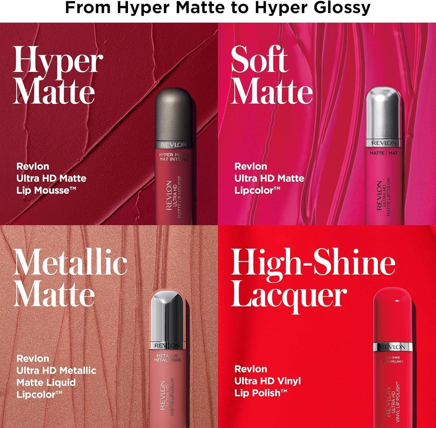 Revlon Ultra Hd Matte Lipcolor, Lightweight and Moisturizing Matte Lip ColorRevlon309978161042Lip ColorLip Color
