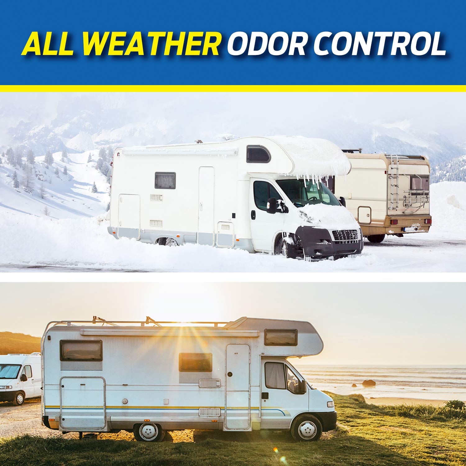 Rid - X Holding Tank Deodorizer Liquid, Stops Odors Instantly - Fresh ScentRid - X019200842556RV Tank DeodorizerRV Tank Deodorizer