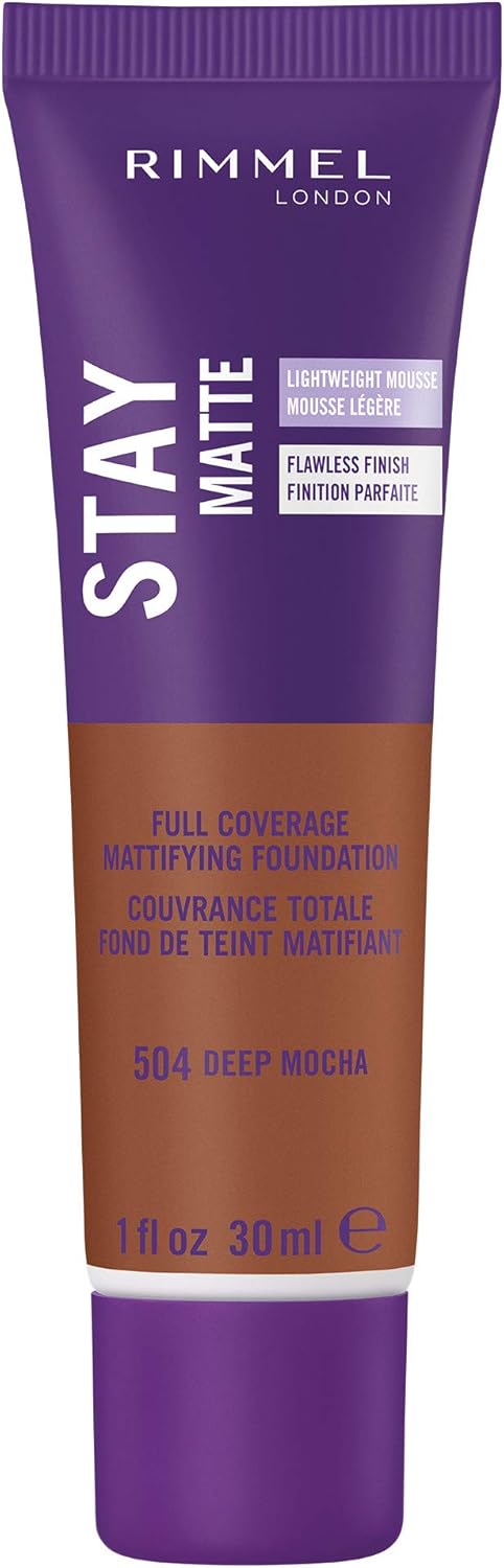 Rimmel Stay Matte Full Coverage Foundation - Deep MochaRimmel3614223693689FoundationFoundation