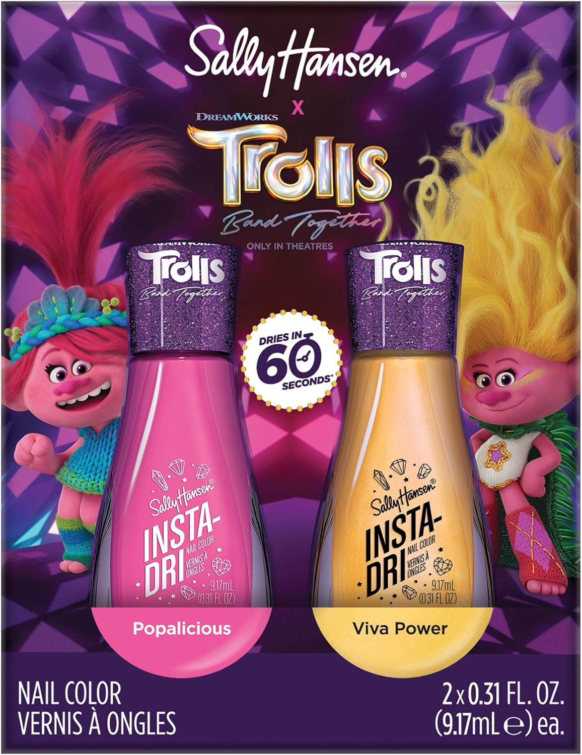 Sally Hansen Insta - Dri Nail Polish - Trolls Collection, 9.17 mlSally Hansen3616305242631Nail PolishNail Polish