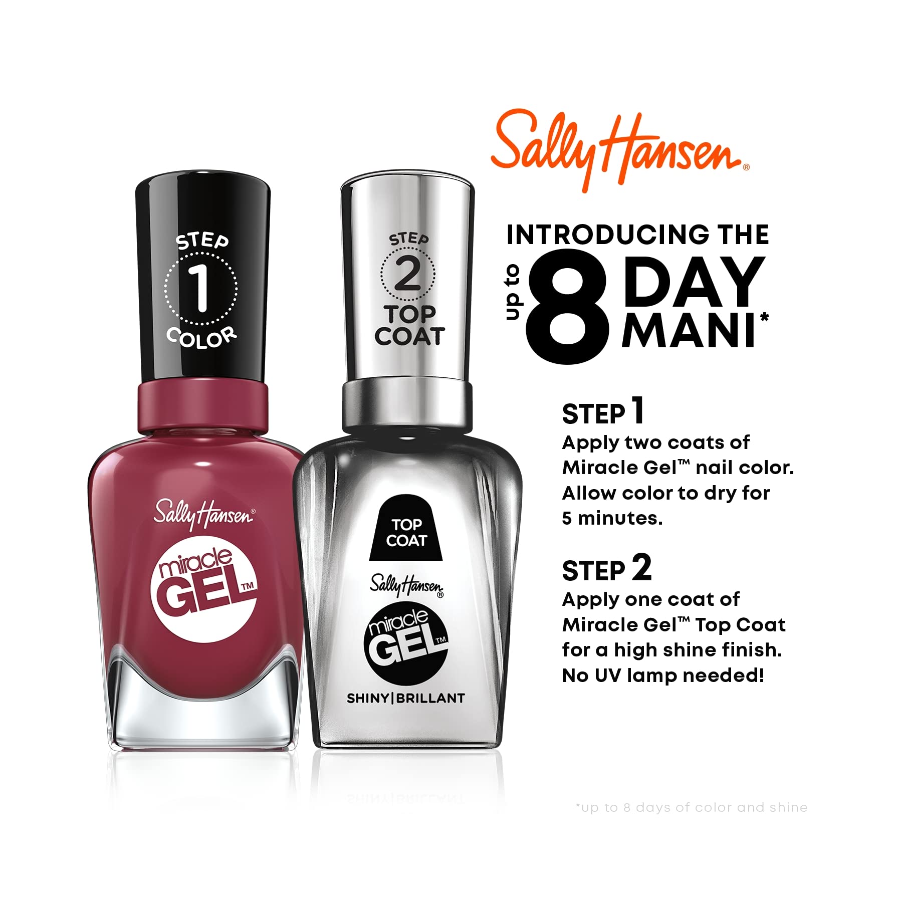 Sally Hansen Miracle Gel Nail PolishSally Hansen074170451702Nail PolishNail Polish