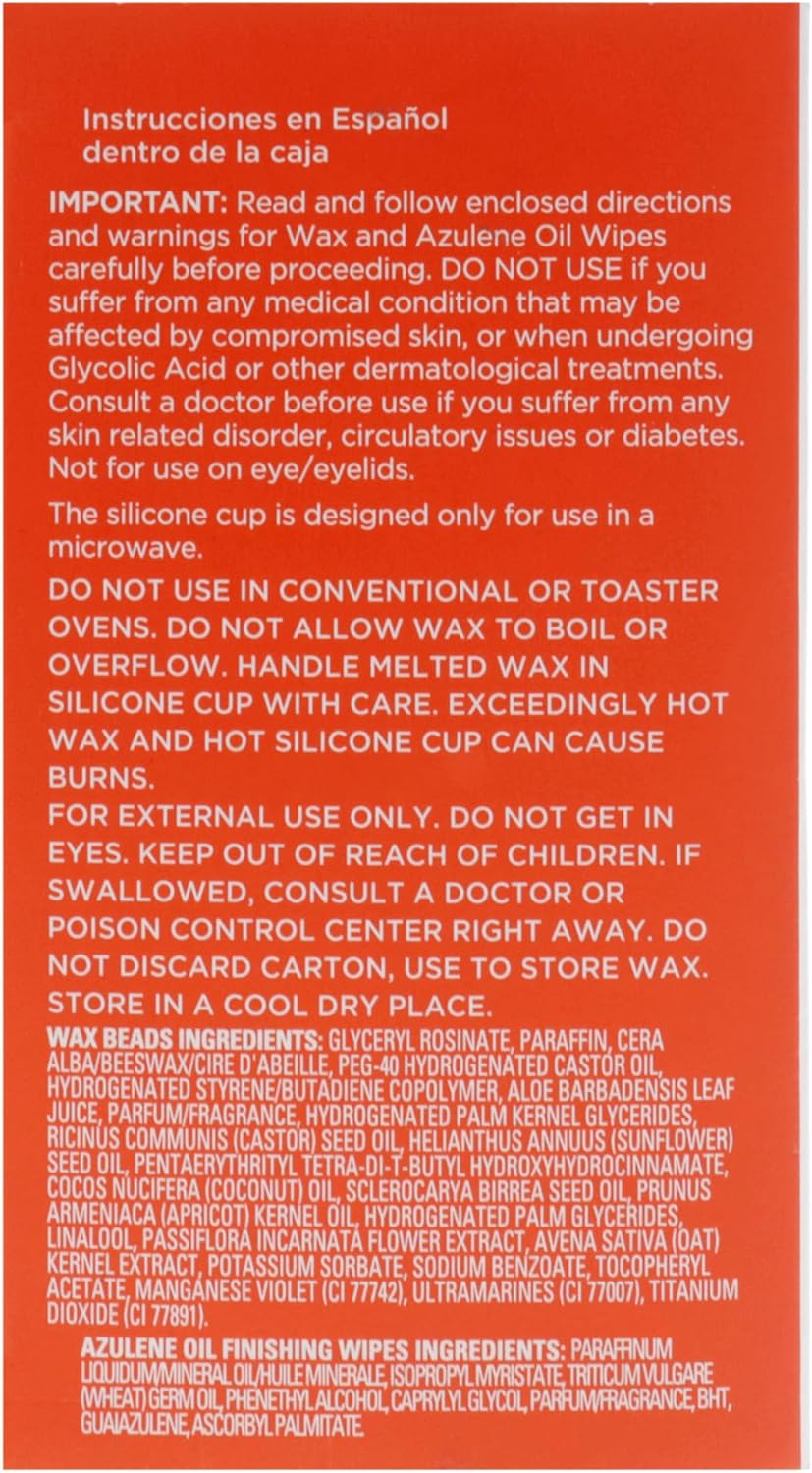 Sally Hansen Wax Kit, Salon Wax Beads Kit for Face, Bikini & Other Sensitive AreasSally Hansen3616303207427Waxing KitsWaxing Kits