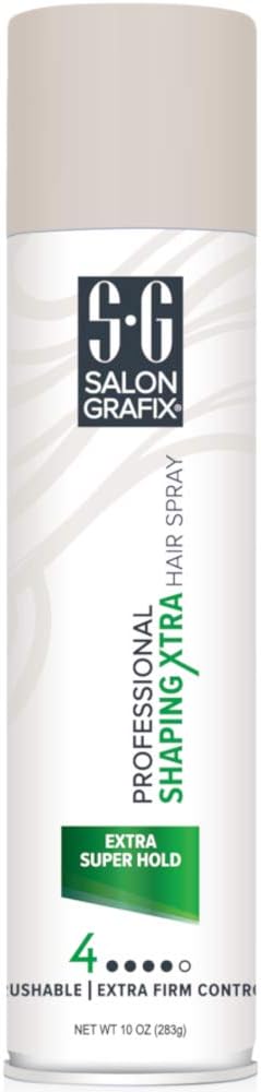 Salon Grafix Profession Shaping Xtra Hair Spray, Extra Super Hold 4 - 10 OzSalon Grafix034044125573Hair SprayHair Spray