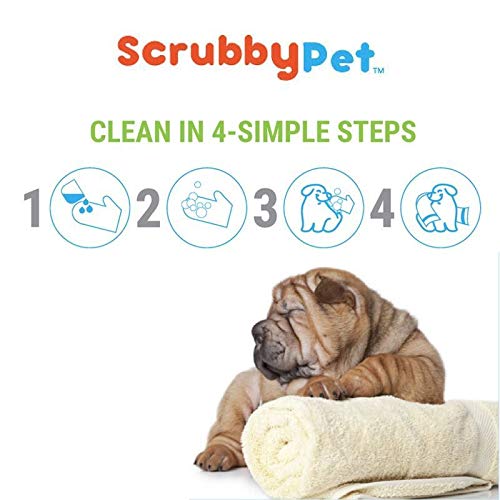 Scrubby Pet No - Rinse Disposable Bath MittensScrubby Pet860001235302Pet Bath MittensPet Bath Mittens