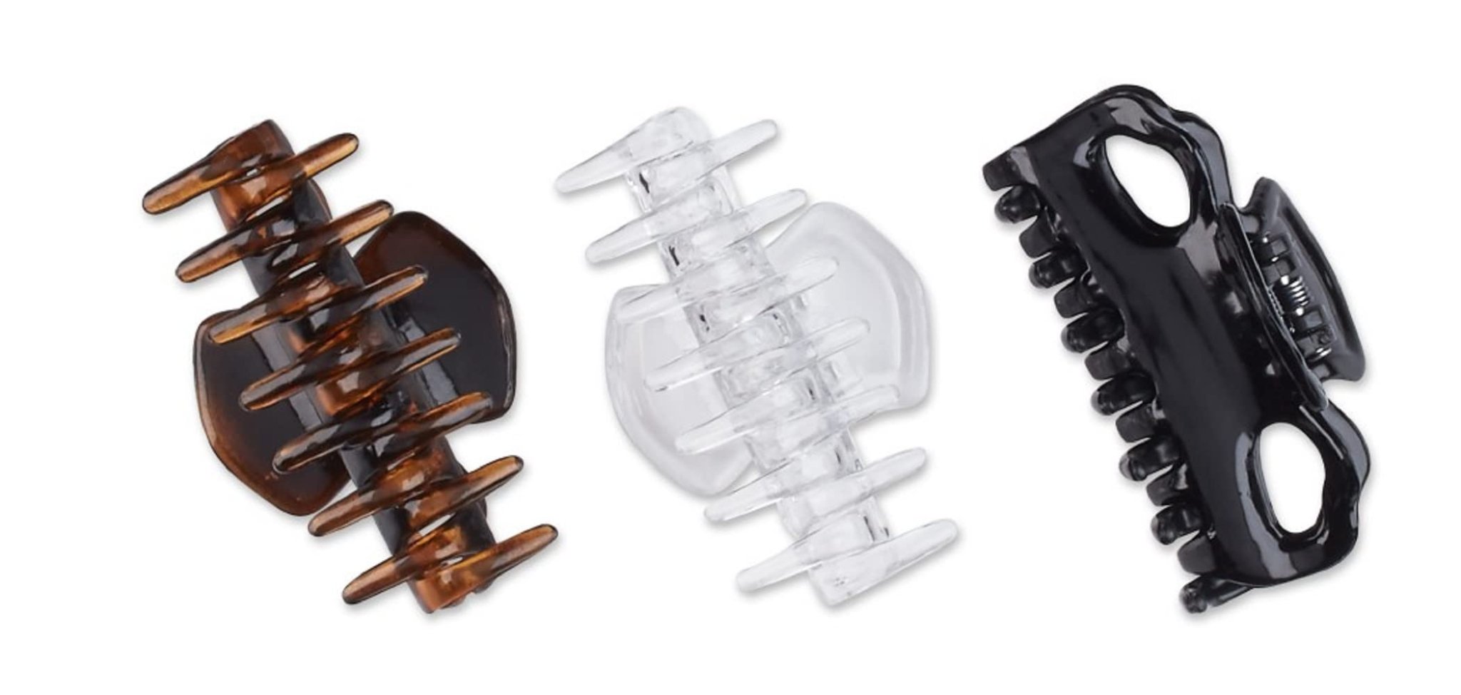 Scunci 6cm Jaw Clips Assorted Colors 3 pcsScunci043194161119Hair ClipHair Clip