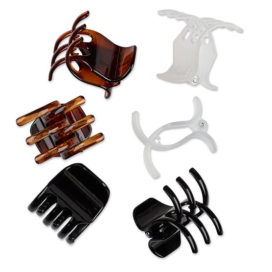 Scunci Mini Jaw Clip, Thick Hair - 1 cm, 30 PcsScunci043194372171Hair ClipHair Clip