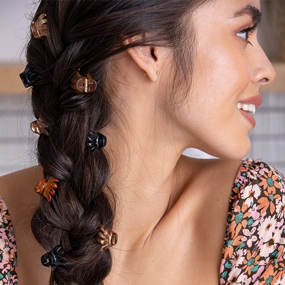 Scunci Mini Jaw Clip, Thick Hair - 1 cm, 30 PcsScunci043194372171Hair ClipHair Clip