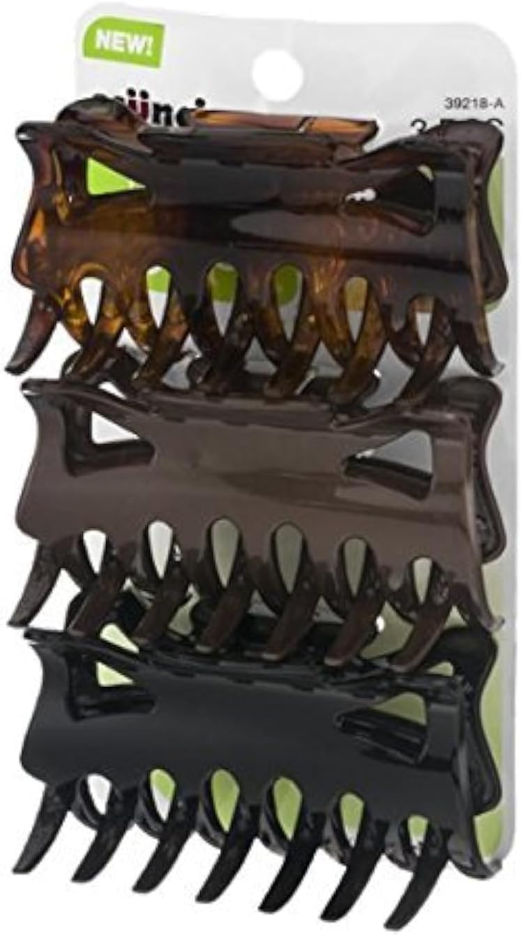 Scunci No - Slip Grip Large Claw Clip - 3 pkScunciB07BB1SZ2SHair ClipHair Clip