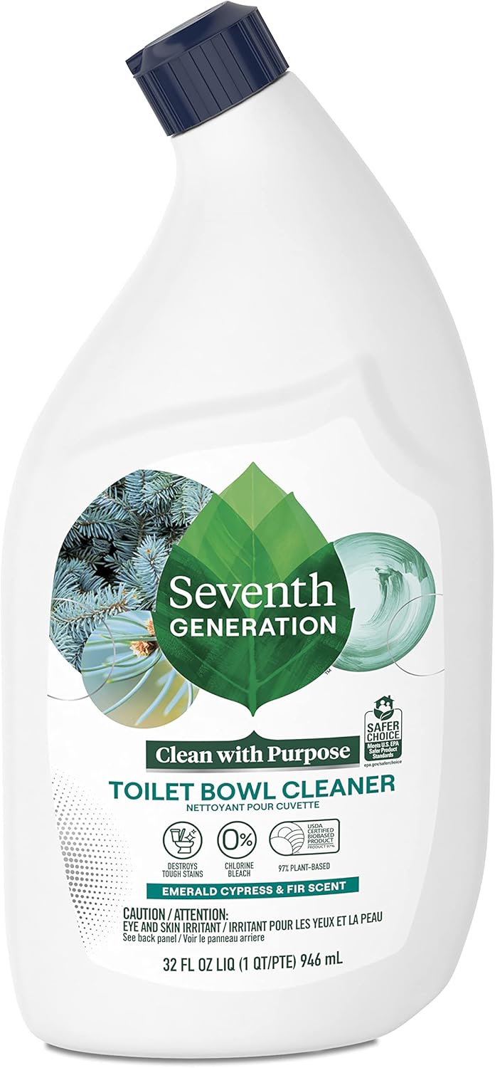 Seventh Generation Toilet Bowl Cleaner - Emerald Cypress And Fir , 946 mlSeventh Generation732913227044Toilet Bowl CleanersToilet Bowl Cleaners