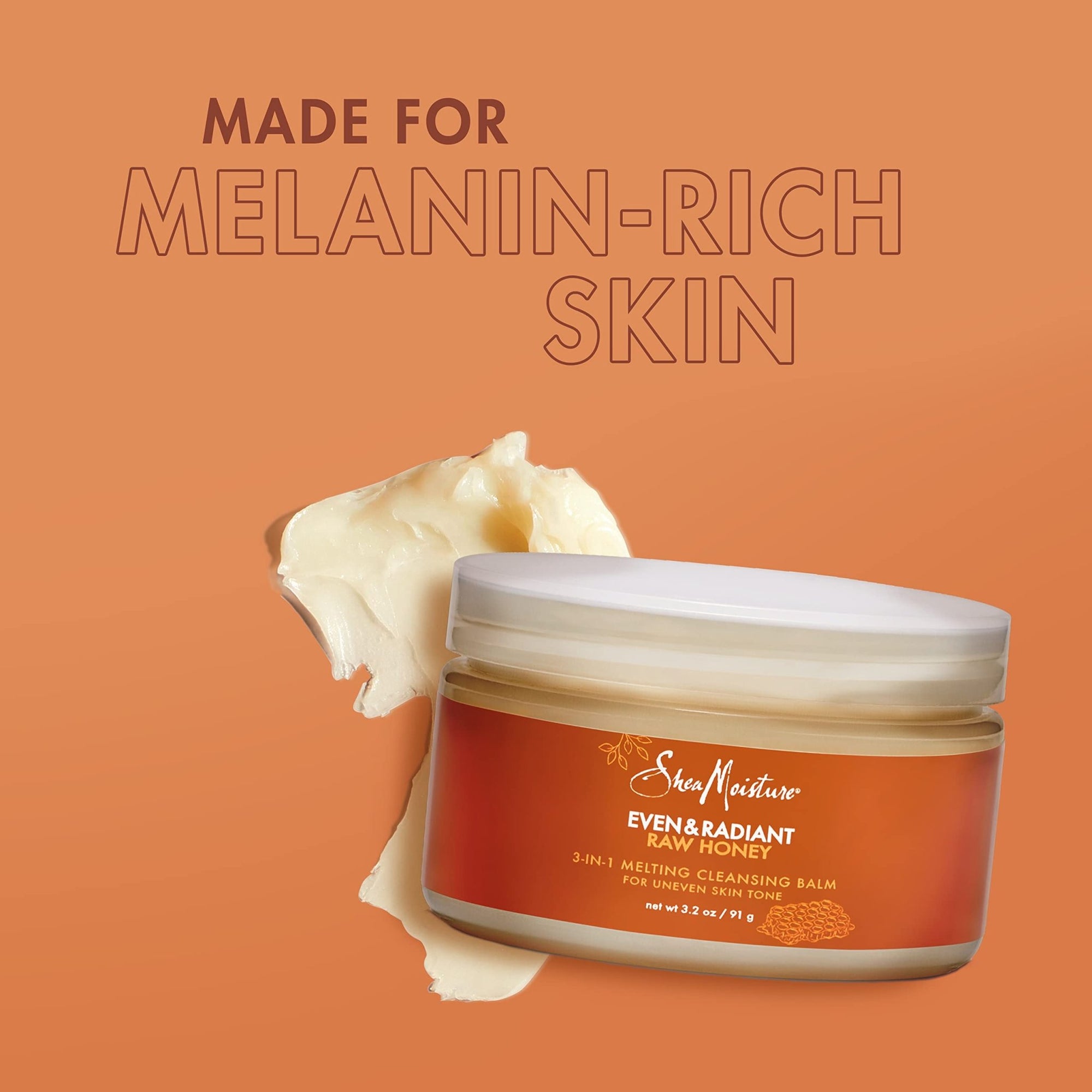 Shea Moisture Even and Radiant Raw Honey 3 - in - 1 Melting Cleansing Balm - 91 gShea Moisture764302019831Face CleanserFace Cleanser