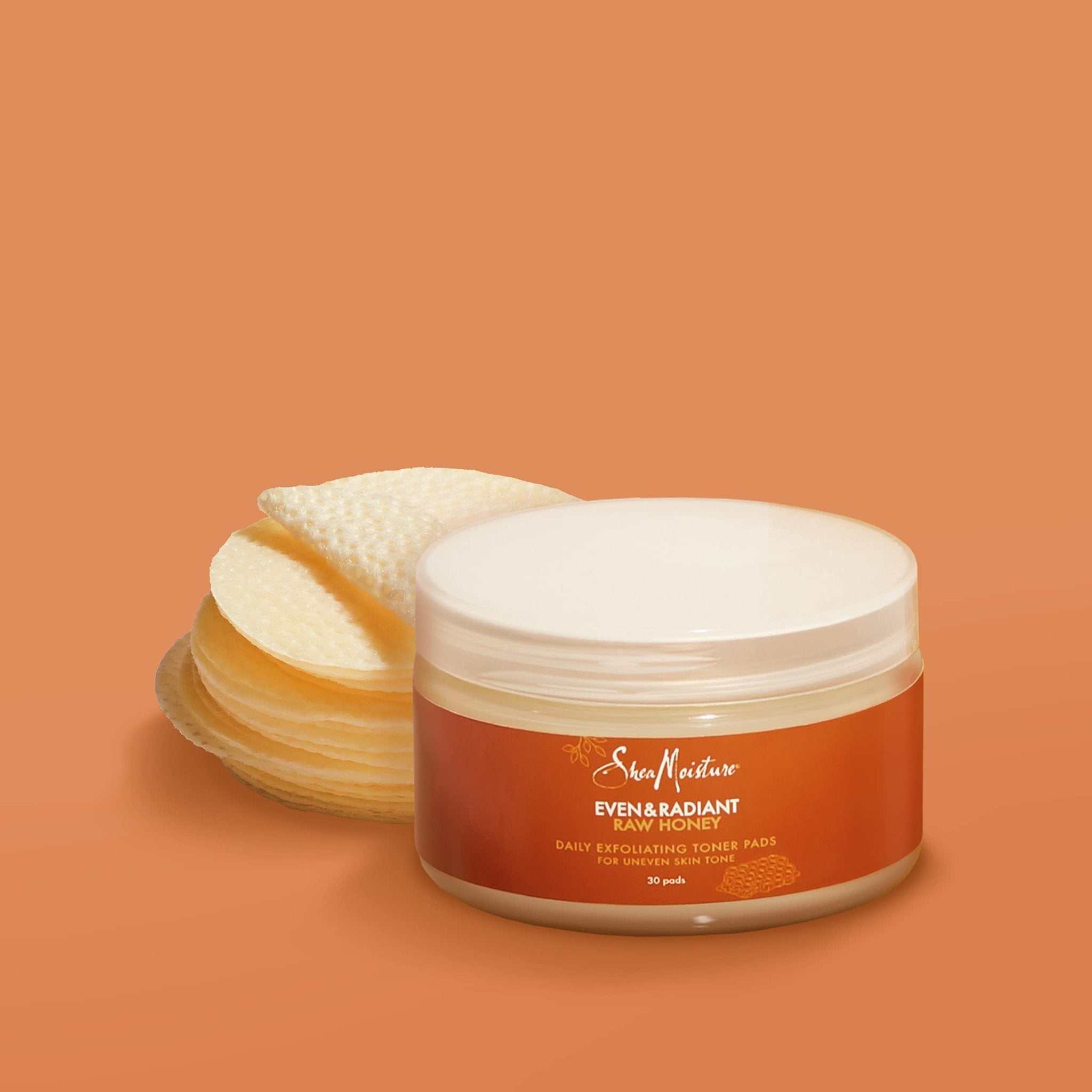 Shea Moisture Even and Radiant Raw Honey Daily Exfoliating Toner Pads For Uneven Skin Tone and Dark Spots - 30 padsShea Moisture764302019824Toner PadsToner Pads