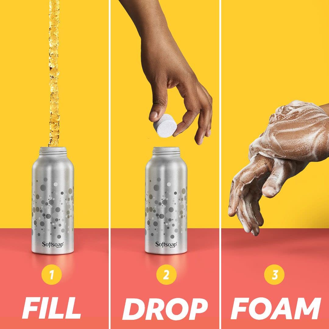 Softsoap Foaming Tablet Starter Kit, Foaming Hand Soap - Sparkling Lavender Starter Kit with Pump and 2 TabsSoftsoap035000987228Hand WashHand Wash