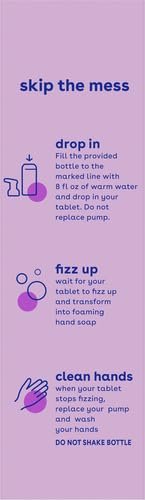 Softsoap Foaming Tablet Starter Kit, Foaming Hand Soap - Sparkling Lavender Starter Kit with Pump and 2 TabsSoftsoap035000987228Hand WashHand Wash