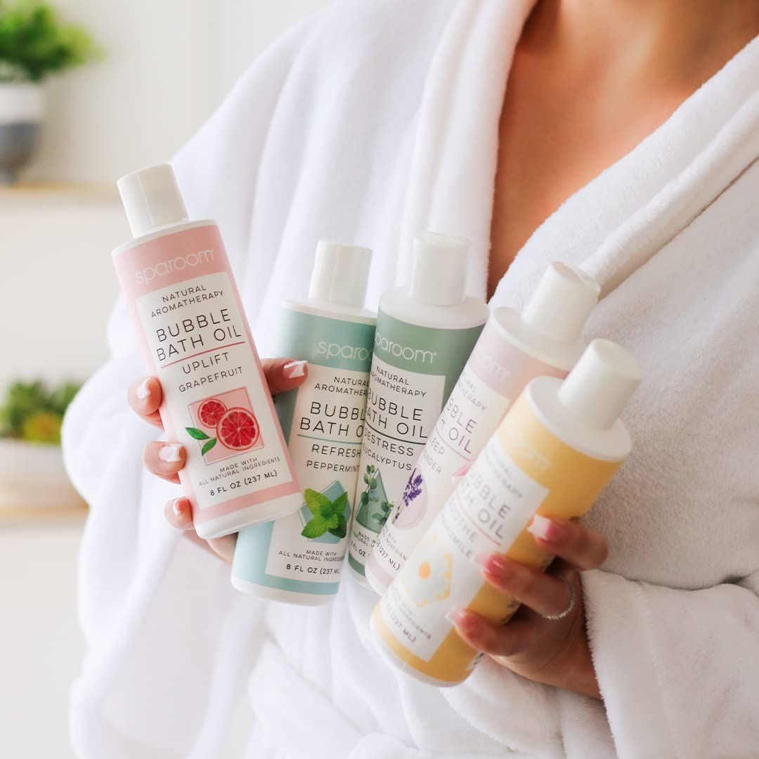 SpaRoom All Natural Hydrating and Nourishing Aromatherapy Foaming Bubble Bath Oil - 236 mlSpaRoom850041944081Bubble Bath OilBubble Bath Oil