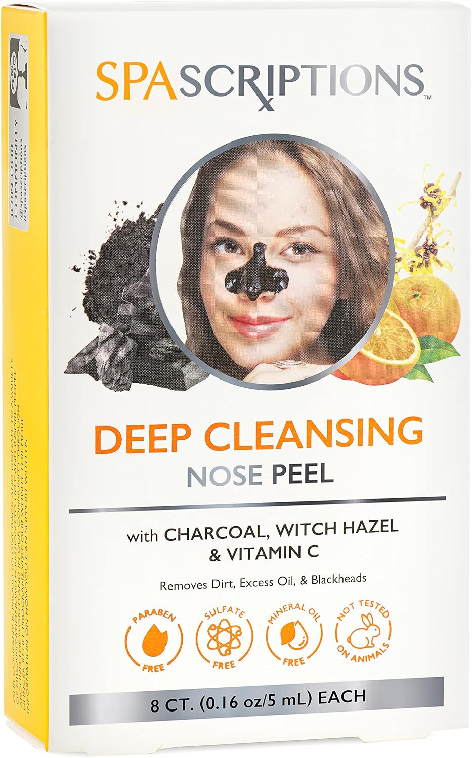 SpaScriptions Deep Cleansing Nose Peel, Applicator included - 8 ctSpaScriptions814655037003Nose PeelNose Peel
