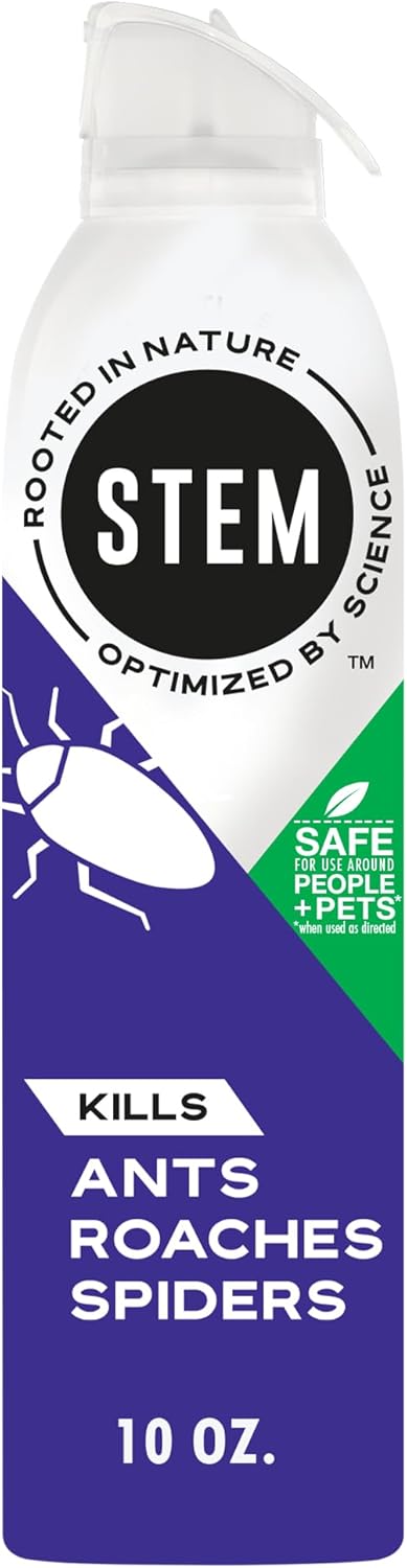 Stem Kills Ants, Roaches And Spiders, Plant - Based Active Ingredient Bug Spray - 283 gStem046500032820Bug sprayBug spray
