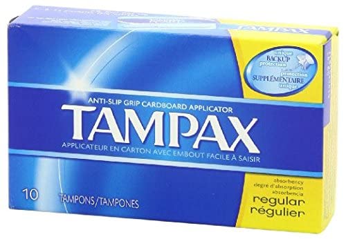 Tampax Regular Tampons with Flushable Biodegradable Cardboard Applicator - 10 ctTampax073010214095TamponsTampons
