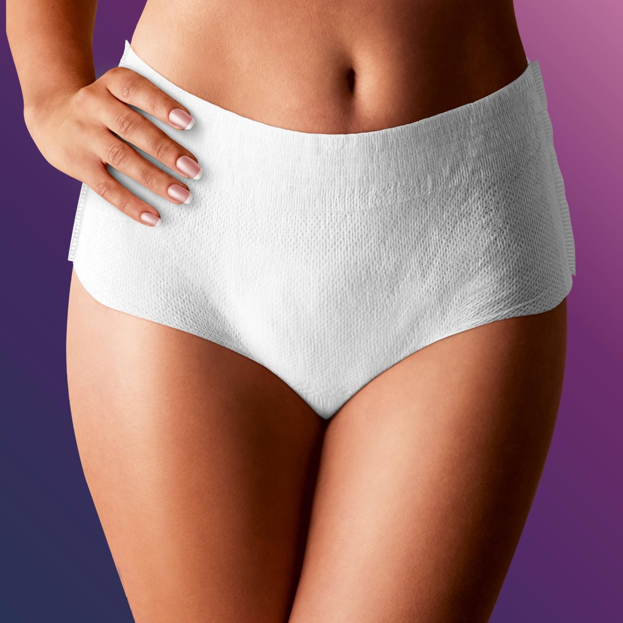 TENA Stylish White Incontinence Underwear for Women - Super Plus Heavy, Large, 16 CountTENA768702549004Incontinence UnderwearIncontinence Underwear