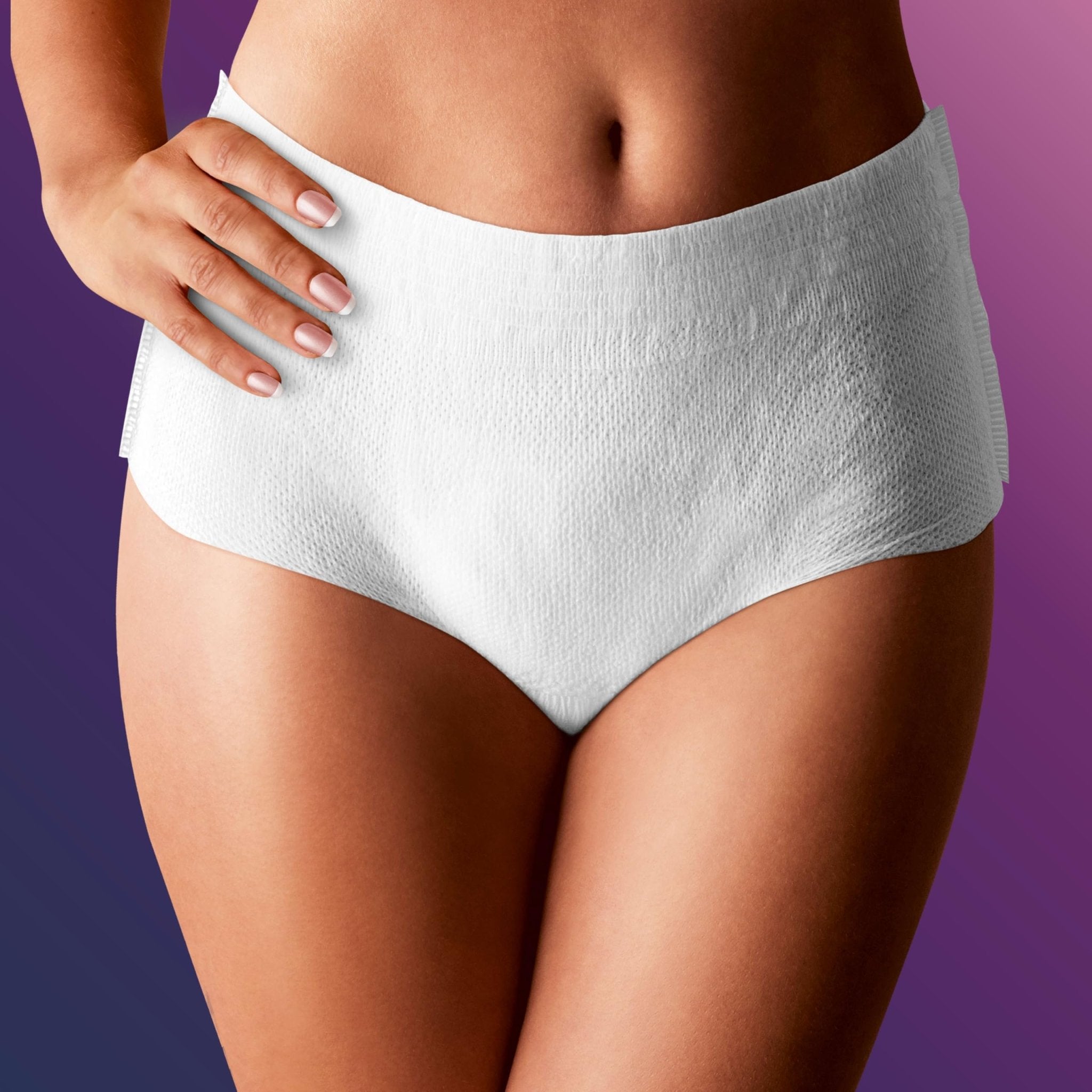 TENA Stylish White Incontinence Underwear for Women - Super Plus Heavy, Large, 16 CountTENA768702549004Incontinence UnderwearIncontinence Underwear