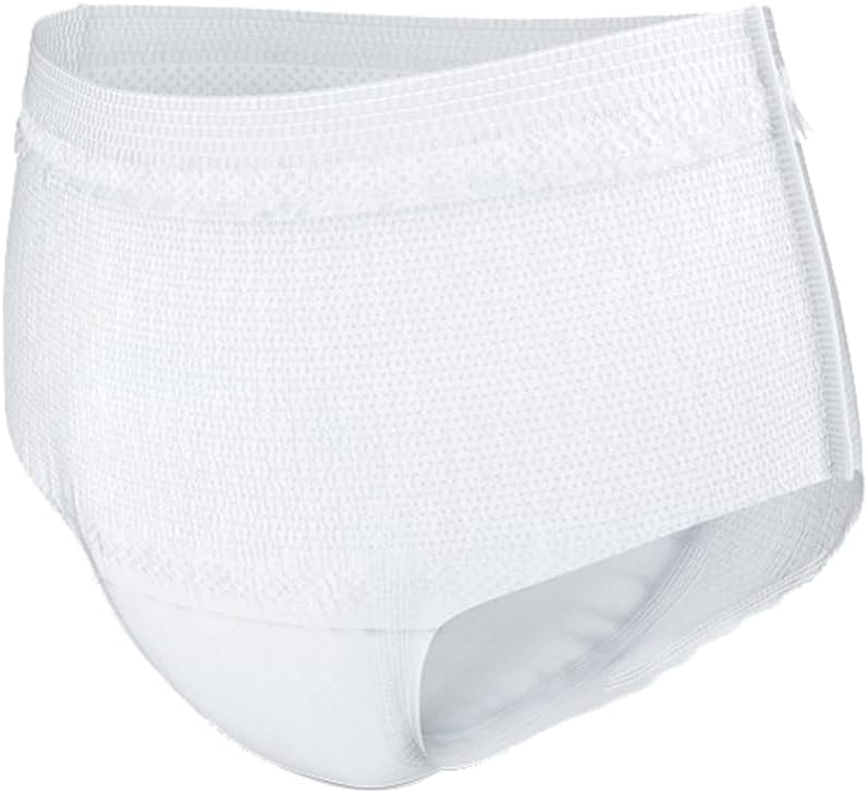TENA Stylish White Incontinence Underwear for Women - Super Plus Heavy, Large, 16 CountTENA768702549004Incontinence UnderwearIncontinence Underwear