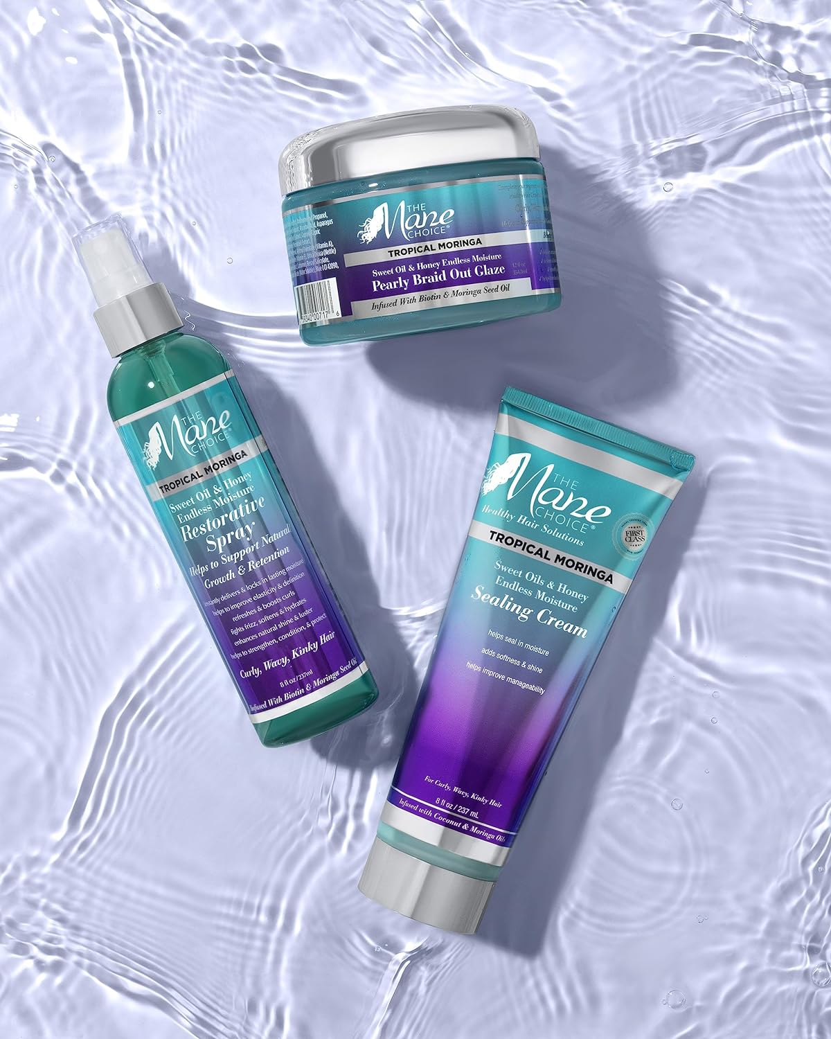 The Mane Choice Tropical Moringa Sweet Oil & Honey Endless Moisture Restorative Spray - 237 ml‎The Mane Choice859340007183Hair SprayHair Spray