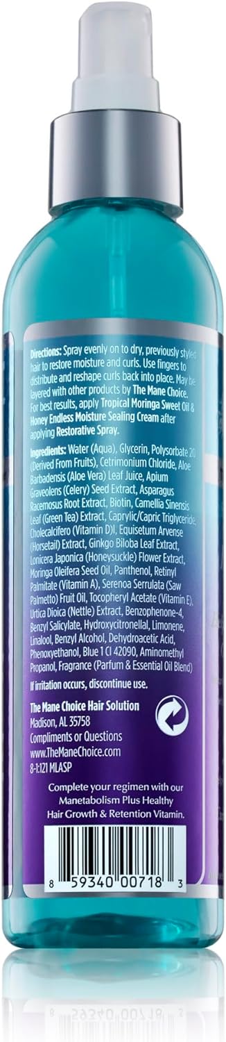 The Mane Choice Tropical Moringa Sweet Oil & Honey Endless Moisture Restorative Spray - 237 ml‎The Mane Choice859340007183Hair SprayHair Spray