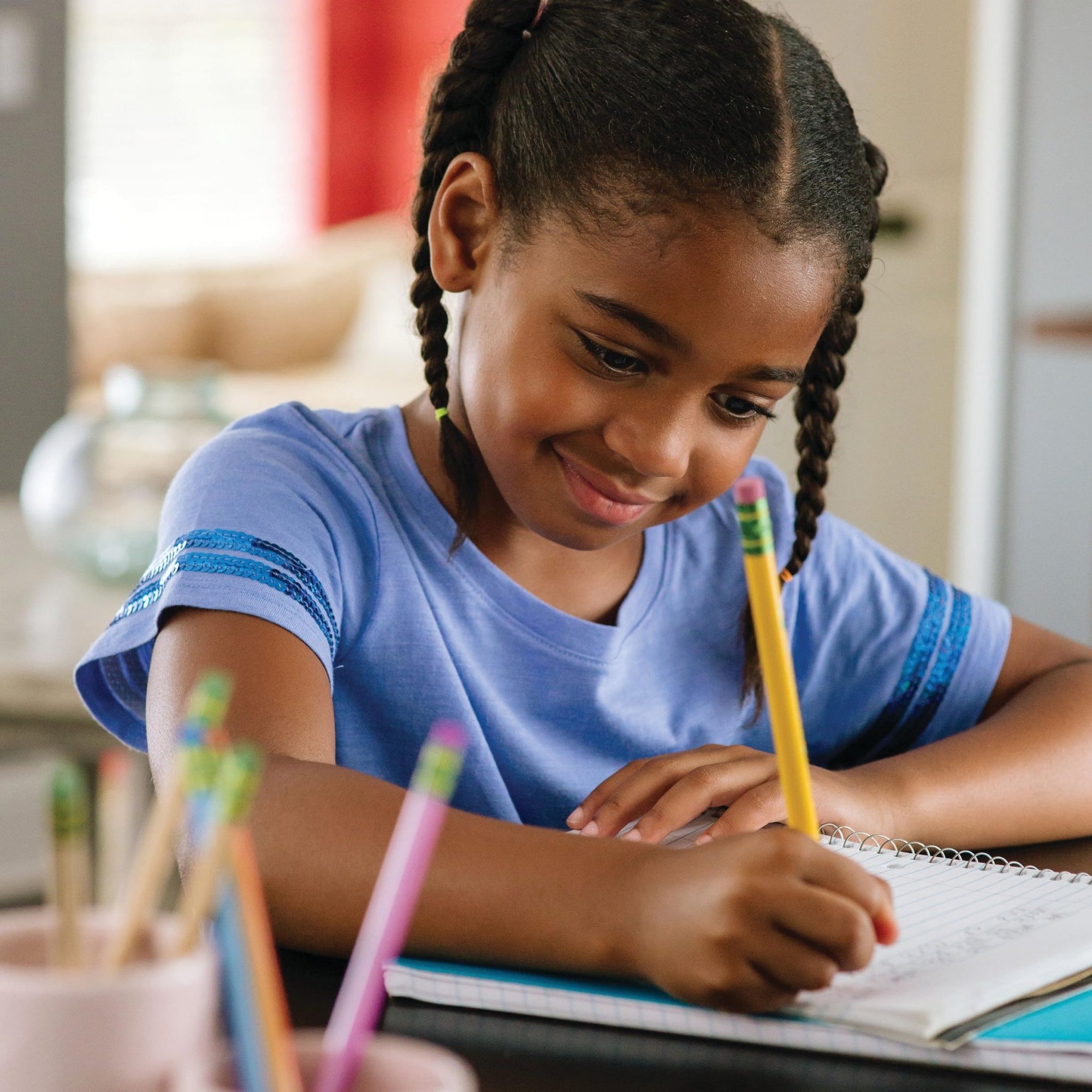 TICONDEROGA My First Pencils, Rounded Wood - Cased 2 HB Soft, Pre - Sharpened with Eraser, Yellow, 2 - PackTICONDEROGA300715237945Wooden PencilsWooden Pencils