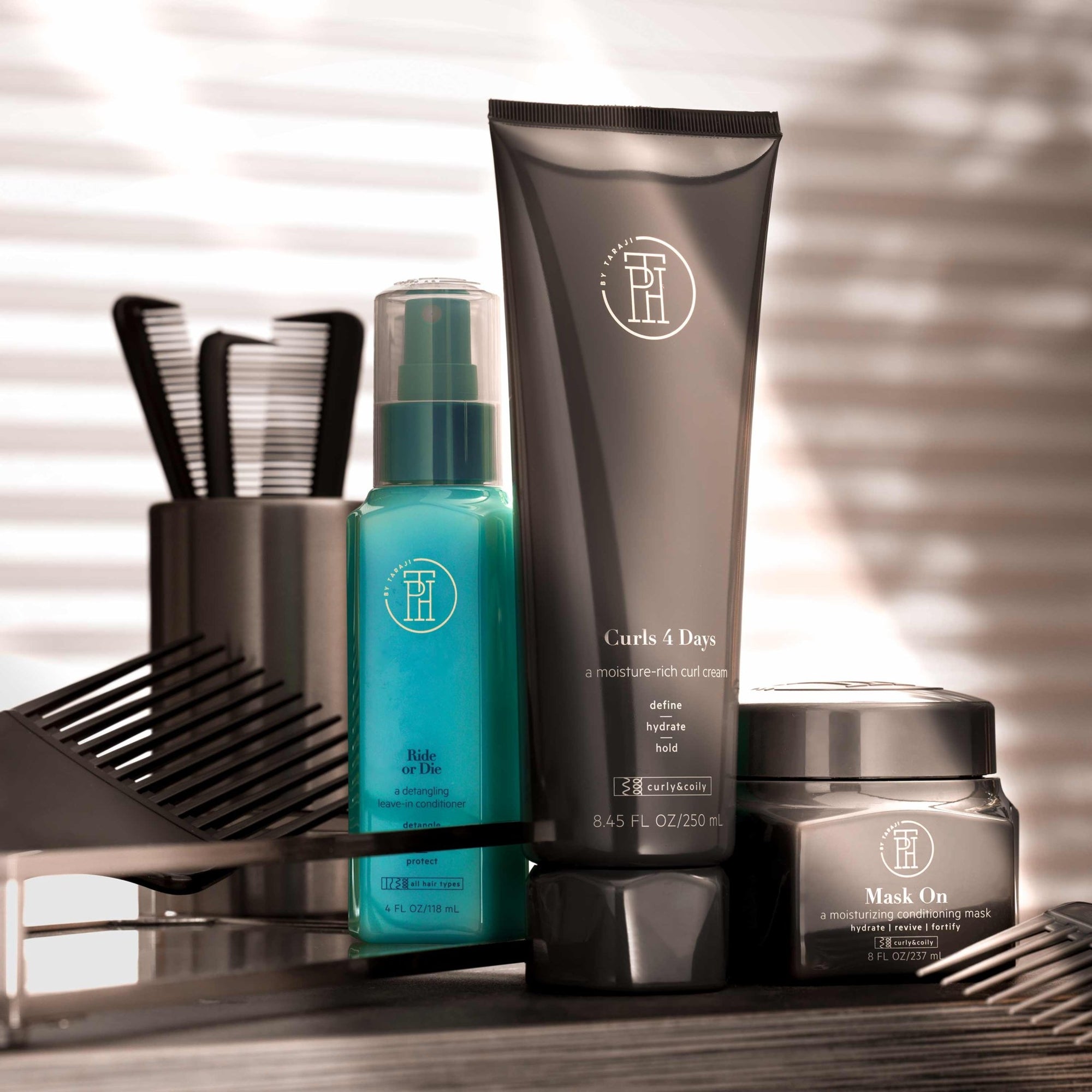 TPH by Taraji - Curls 4 Days, Moisture Rich Curl Cream to Define, Hydrate & Hold - 250 mlTPH by Taraji840797141636Hair CreamHair Cream