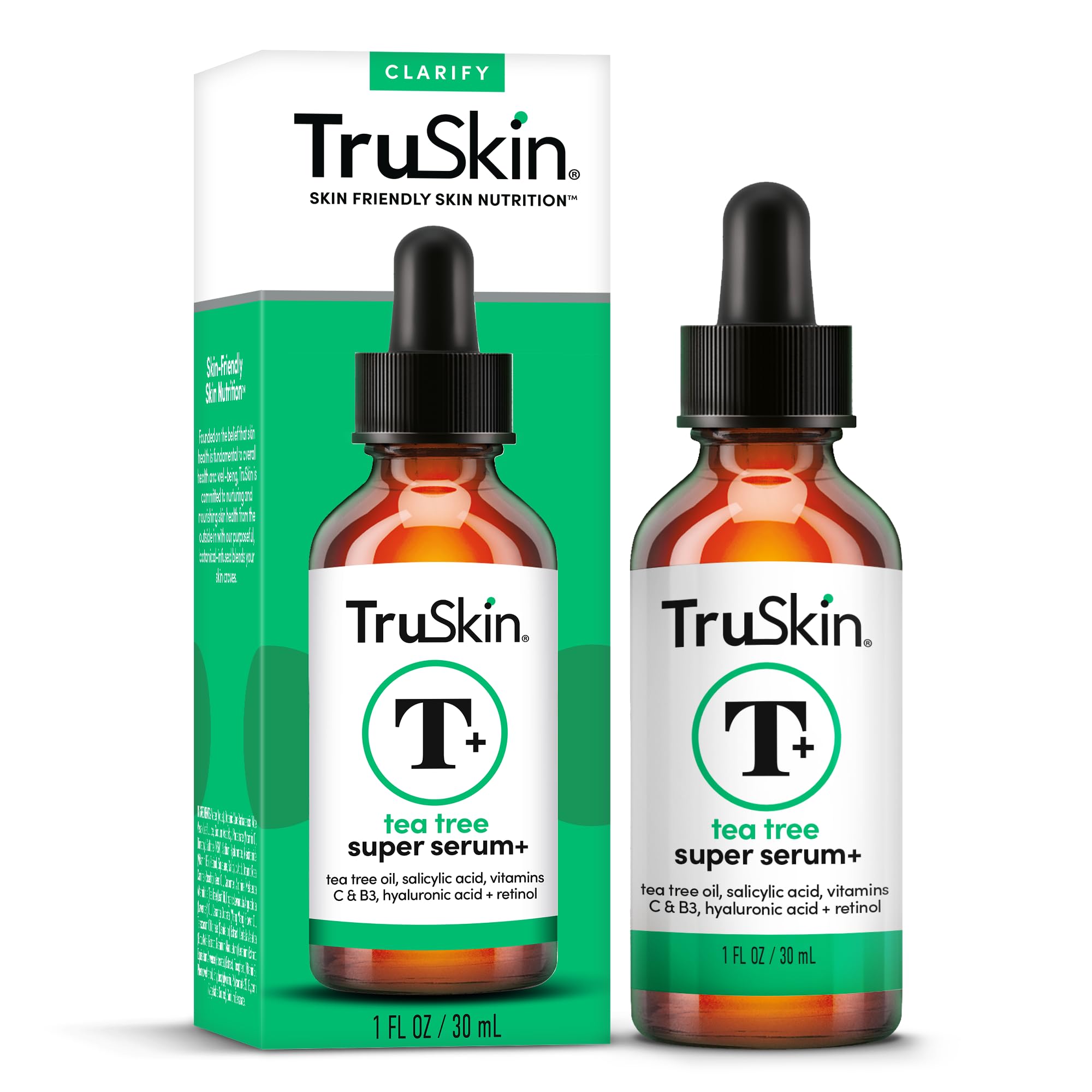 TruSkin Tea Tree Super Serum, Age - Defying formula for acne - prone skin and Blemish - Free, Soft, Radiant, Youthful Skin - 30 mlTruSkin0850001641272Face SerumFace Serum