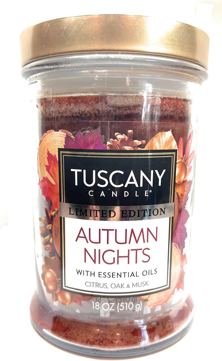 Tuscany Candle Limited Edition Jar Candle - Autumn Nights, 510 gTuscany Candle644124744169Jar CandlesJar Candles