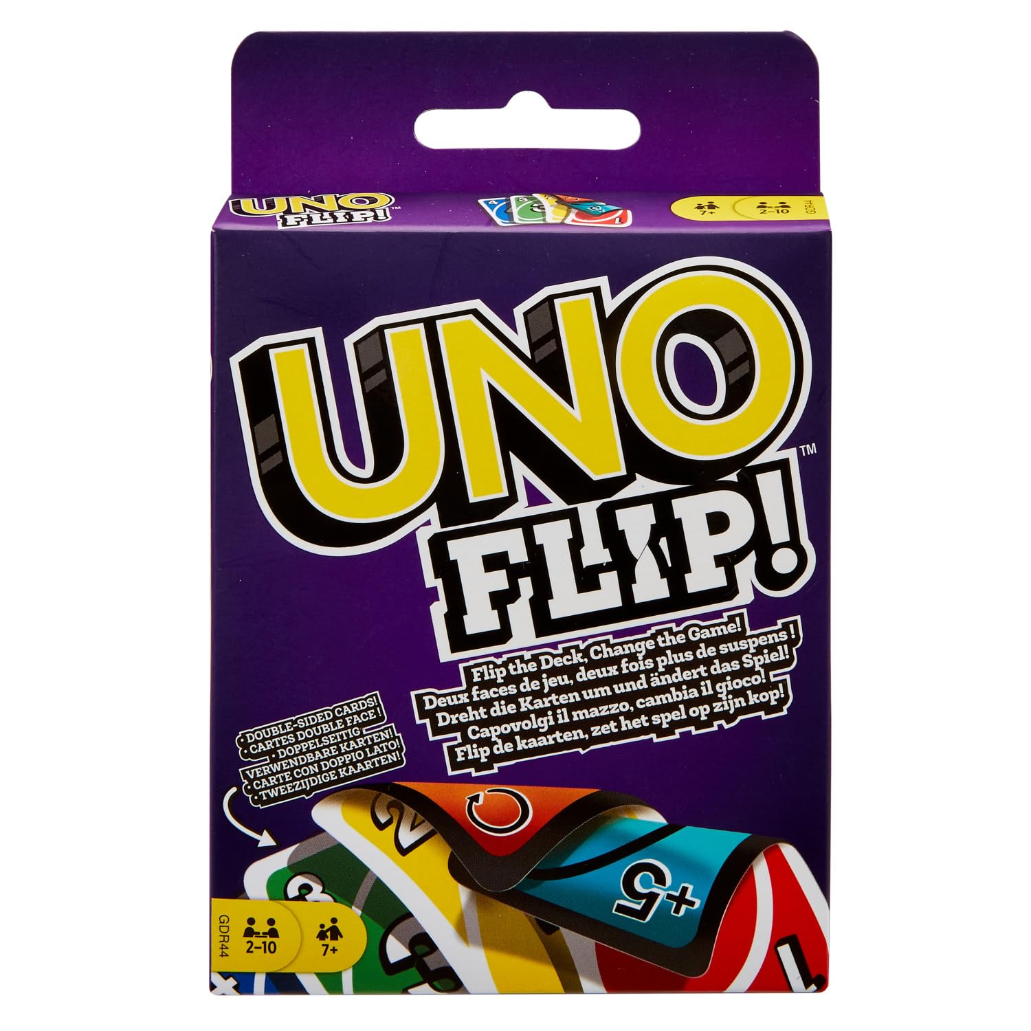 UNO FLIP! Card Game with Double - Sided Card Deck for Families & Game NightsMattel Games887961841121Card GamesCard Games