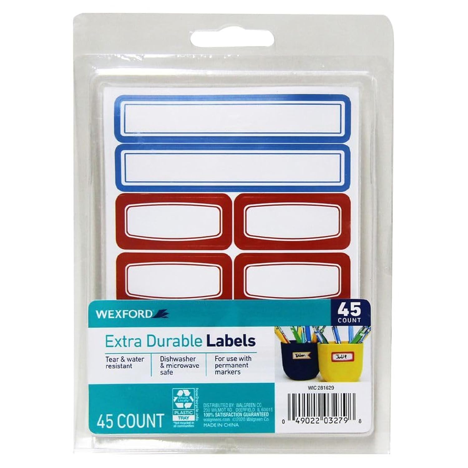 Wexford Extra Durable Labels - 45 COUNTWexford049022032798All - Purpose LabelsAll - Purpose Labels