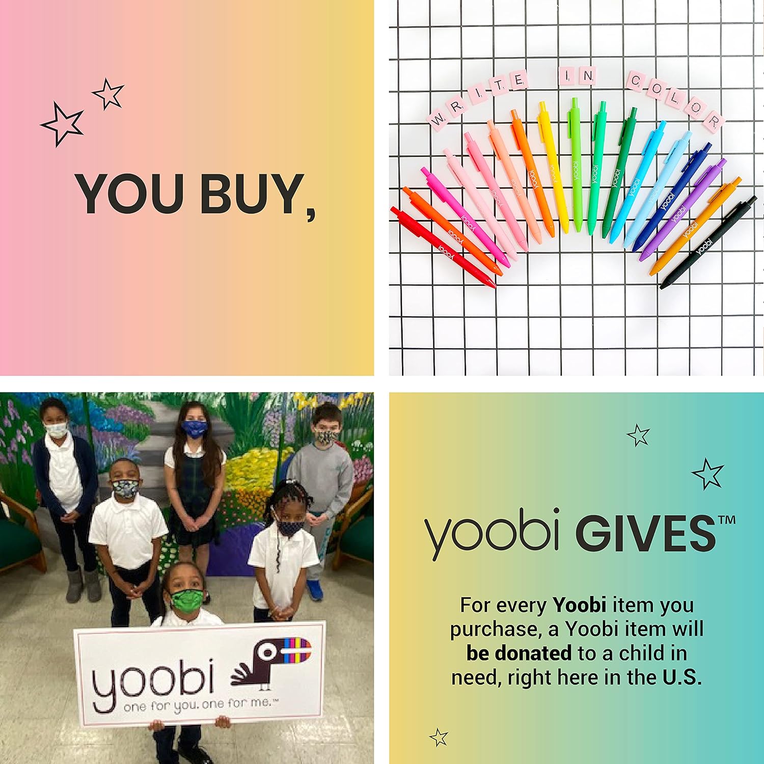 Yoobi No. 2 Colored Pencils - 24 PackYoobi811678021224Color PencilColor Pencil