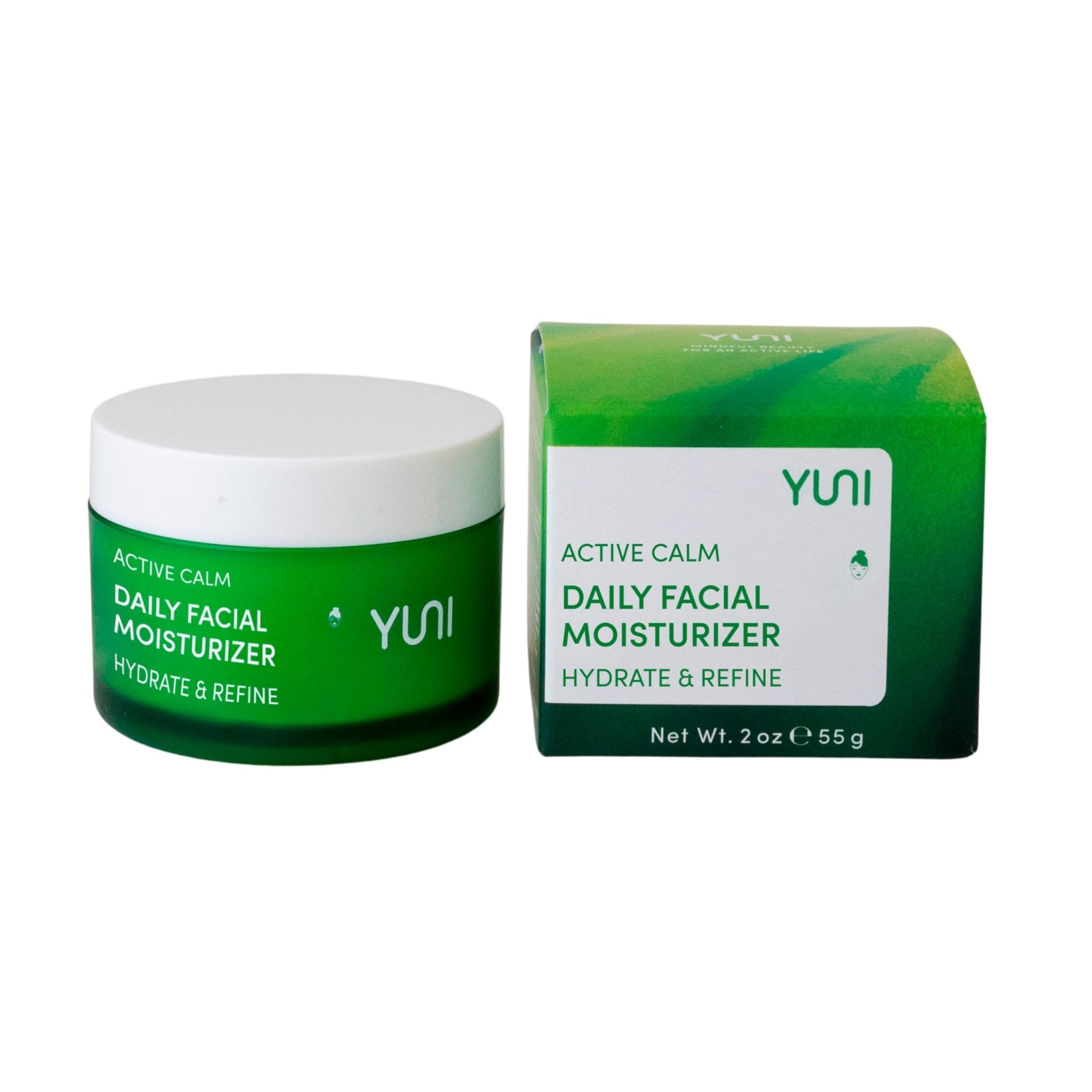 YUNI Active Calm Daily Facial Moisturizer, Hydrate and Refine - 55 gYUNI856349007190Face MoisturizersFace Moisturizers