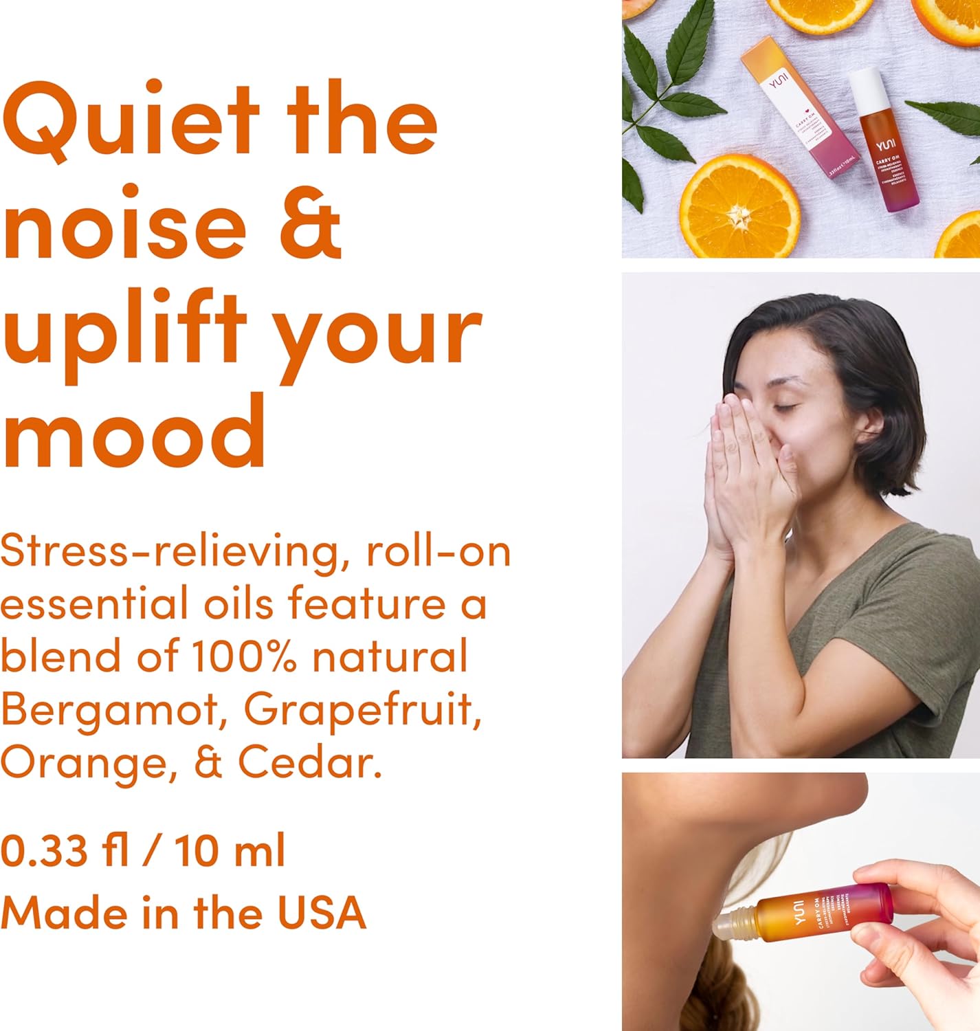 YUNI Carry Om Awakening Aromatherapy Roll On, Mood Lifting Aromatherapy - 10mlYUNI856349007374Essential Oil BlendsEssential Oil Blends