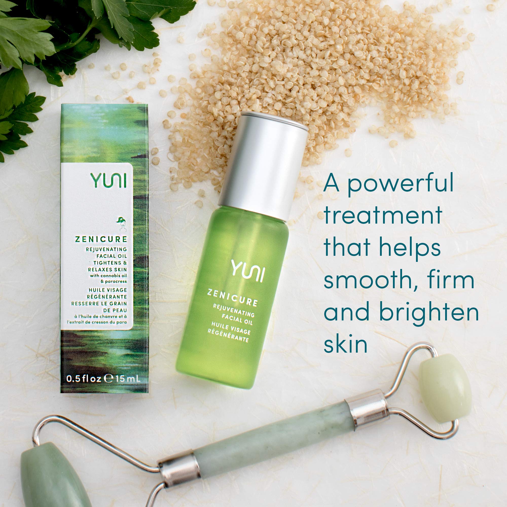 YUNI Zenicure Rejuvenating Face Oil, Tightens and Relaxes Skin - 15 mlYUNI856349007176Facial OilFacial Oil