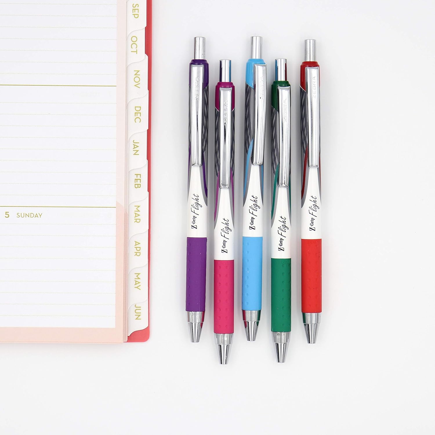 Zebra Z - Grip Flight Retractable Ballpoint Pen, Bold Point, 1.2mm - 5 ctZebra799916383092PenPen